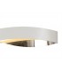 Wall Lamp, 1 x 6W LED, 3000K, 420lm, Sand White, Polished Chrome - 4