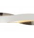 Wall Lamp, 1 x 6W LED, 3000K, 420lm, Sand White, Polished Chrome - 6