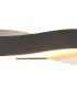 Wall Lamp, 1 x 6W LED, 3000K, 420lm, Sand Anthracite, Satin Nickel - 6