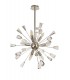 Sputnik Ceiling Pendant, 9 Light E14, Polished Nickel, Crystal - 6