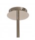 Sputnik Ceiling Pendant, 9 Light E14, Polished Nickel, Crystal - 7