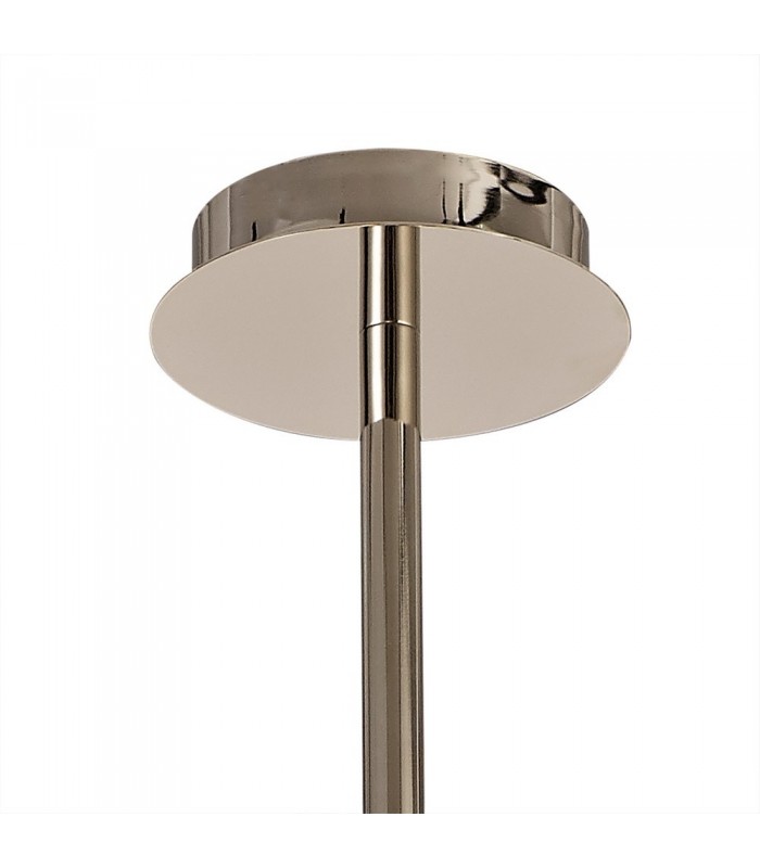 Sputnik Ceiling Pendant, 9 Light E14, Polished Nickel, Crystal - 7