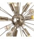 Sputnik Ceiling Pendant, 9 Light E14, Polished Nickel, Crystal - 9