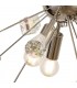 Sputnik Ceiling Pendant, 9 Light E14, Polished Nickel, Crystal - 10