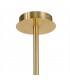 Ceiling Pendant Sputnik, 9 Light E14, Brushed Gold & Gloss Black, Crystal - 7