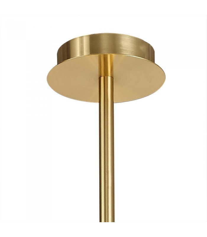Ceiling Pendant Sputnik, 9 Light E14, Brushed Gold & Gloss Black, Crystal - 7