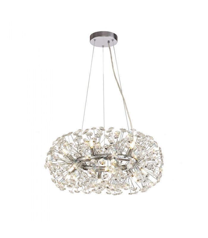 Ceiling Pendant 12 Light G9  Polished Chrome, Crystal - 1