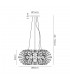 Ceiling Pendant 12 Light G9  Polished Chrome, Crystal - 2