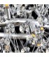 Ceiling Pendant 12 Light G9  Polished Chrome, Crystal - 8
