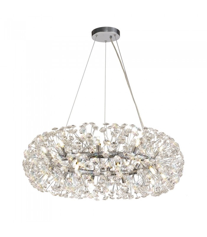 Ceiling Pendant 20 Light G9  Polished Chrome, Crystal - 1