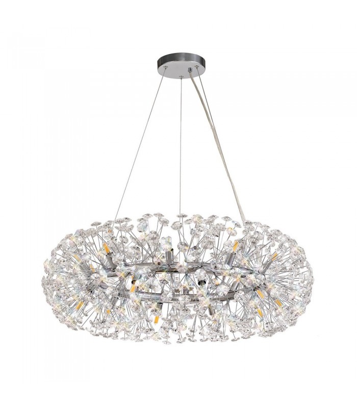 Ceiling Pendant 20 Light G9  Polished Chrome, Crystal - 5