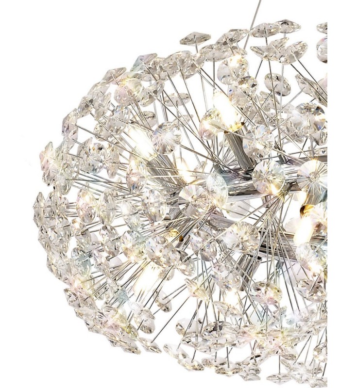 Ceiling Pendant 20 Light G9  Polished Chrome, Crystal - 7