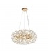 Ceiling Pendant 12 Light G9  French Gold, Crystal - 1