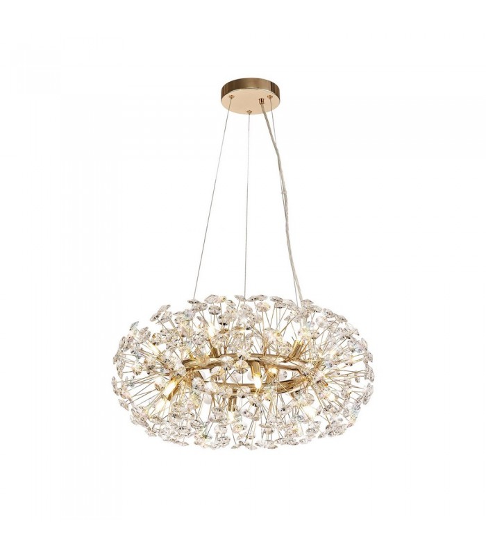 Ceiling Pendant 12 Light G9  French Gold, Crystal - 1