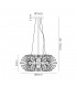 Ceiling Pendant 12 Light G9  French Gold, Crystal - 2