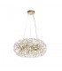 Ceiling Pendant 12 Light G9  French Gold, Crystal - 3