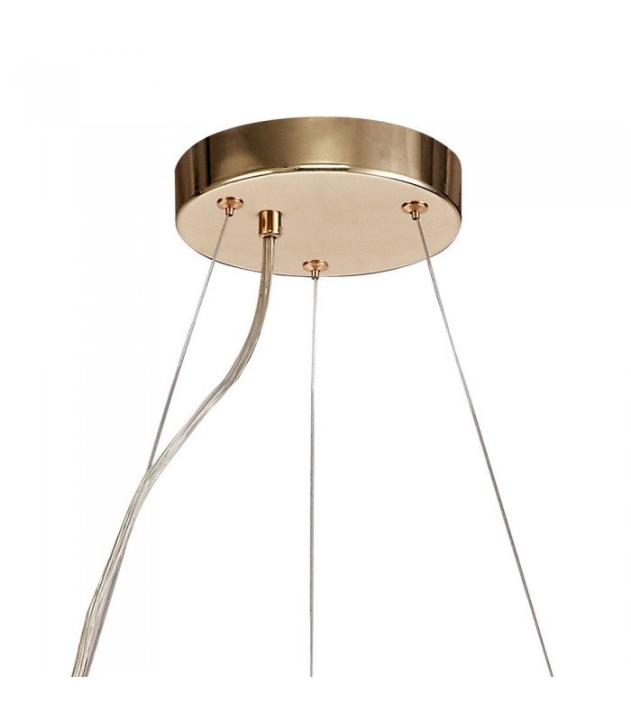 Ceiling Pendant 20 Light G9  French Gold, Crystal - 4