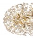 Ceiling Pendant 20 Light G9  French Gold, Crystal - 5