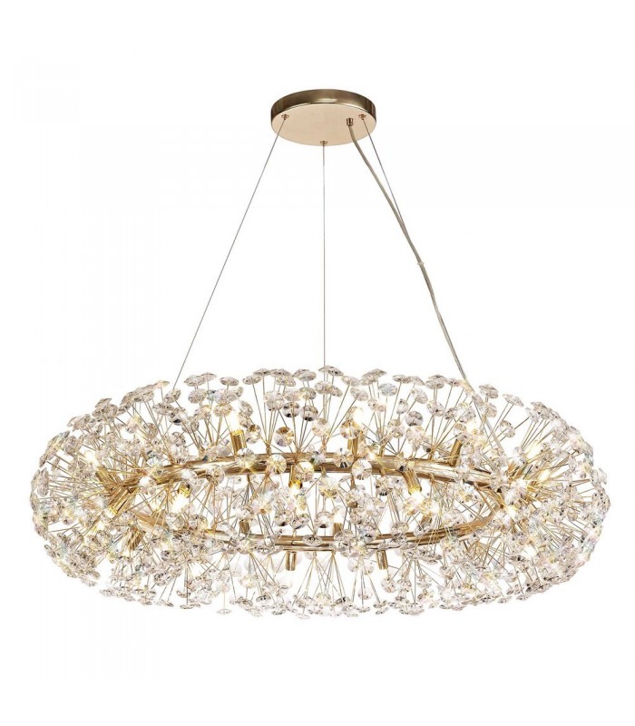 Ceiling Pendant 26 Light G9  French Gold, Crystal - 1