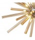 Ceiling Pendant 16 Light G9, Amber & Champagne, Polished Chrome - 6