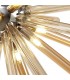 Ceiling Pendant 16 Light G9, Amber & Champagne, Polished Chrome - 7
