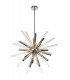 Ceiling Pendant 16 Light G9, Clear & Chrome, Polished Chrome - 1