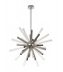Ceiling Pendant 16 Light G9, Clear & Chrome, Polished Chrome - 3