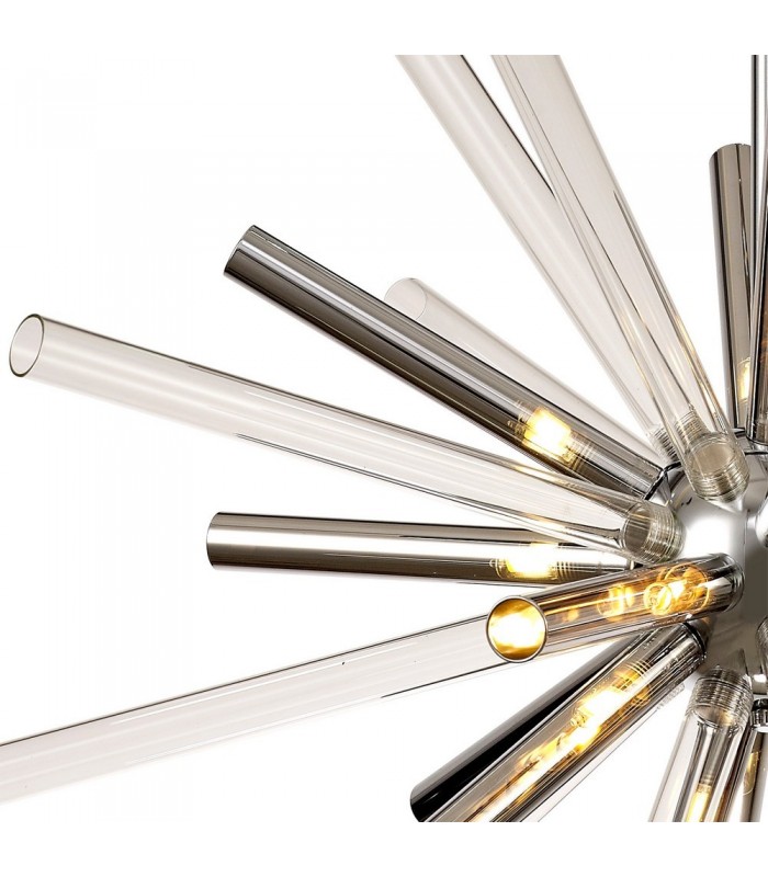 Ceiling Pendant 16 Light G9, Clear & Chrome, Polished Chrome - 6