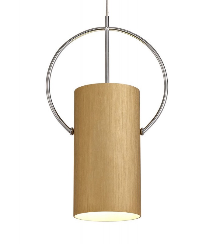 Single Ceiling Pendant, 1 x E27, Gold, Polished Chrome - 5