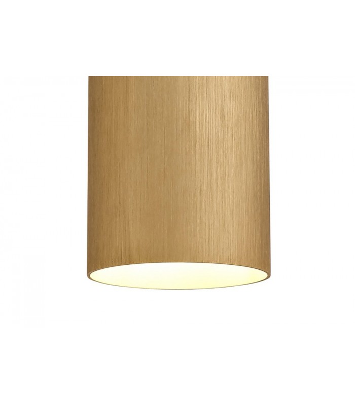 Single Ceiling Pendant, 1 x E27, Gold, Polished Chrome - 7