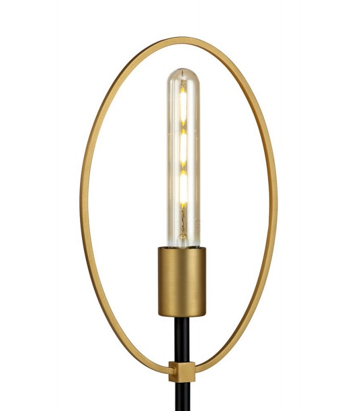 Table Lamp, 1 Light E27, Sand Gold, Matt Black - 7