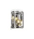 Flush Wall Light, 2 Light E27, Polished Chrome - 1