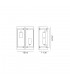 Flush Wall Light, 2 Light E27, Polished Chrome - 2