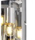 Flush Wall Light, 2 Light E27, Polished Chrome - 5