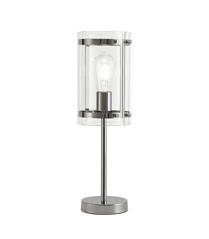 Table Lamp, 1 Light E27, Polished Chrome - 1