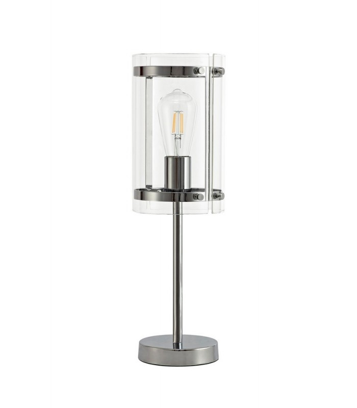 Table Lamp, 1 Light E27, Polished Chrome - 3