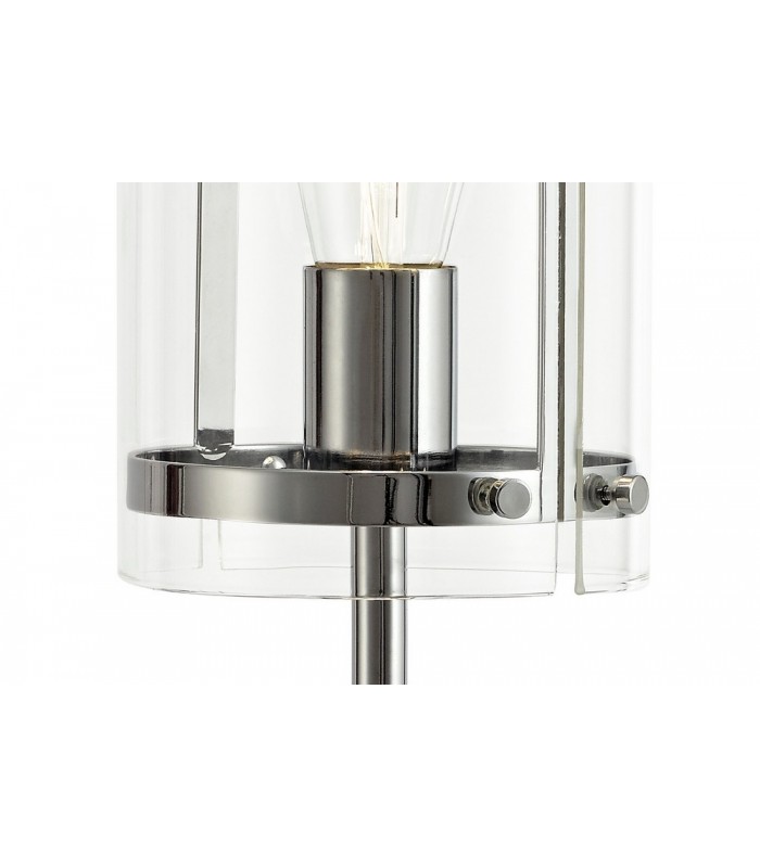 Table Lamp, 1 Light E27, Polished Chrome - 6