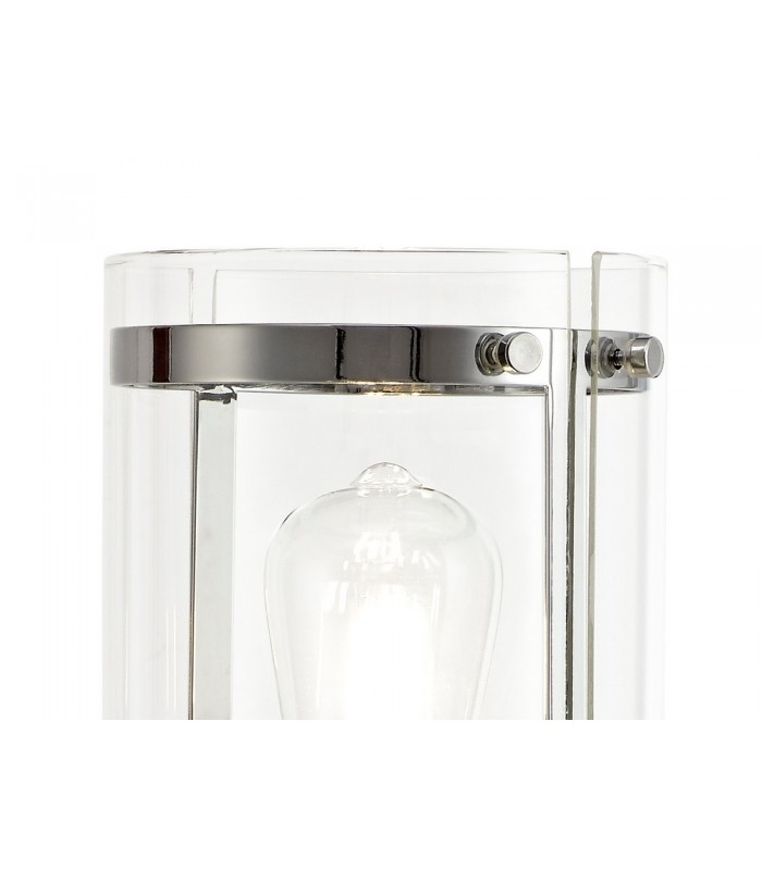 Table Lamp, 1 Light E27, Polished Chrome - 7