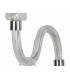 Wall Lamp, 2 Candle Light E14, Polished Chrome, Clear Glass, Crystal - 6
