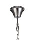 Chandelier Ceiling Pendant, 4 Light E14, Polished Chrome, Clear Glass, Crystal - 4