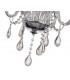 Chandelier Ceiling Pendant, 4 Light E14, Polished Chrome, Clear Glass, Crystal - 6