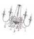 Chandelier Ceiling Pendant, 6 Light E14, Polished Chrome, Clear Glass, Crystal, (ITEM REQUIRES CONSTRUCTION, CONNECTION) - 5