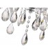 Chandelier Ceiling Pendant, 6 Light E14, Polished Chrome, Clear Glass, Crystal, (ITEM REQUIRES CONSTRUCTION, CONNECTION) - 7
