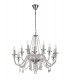 Chandelier Ceiling Pendant, 12 Light E14, Polished Chrome, Clear Glass, Crystal, (ITEM REQUIRES CONSTRUCTION, CONNECTION) - 3