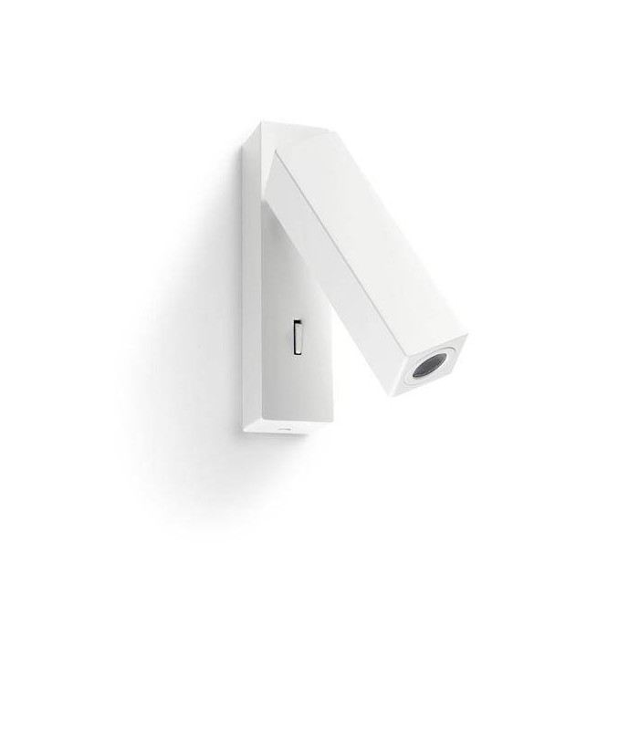 LED 1 Light Indoor Surface Mounted Wall Light Reading Lamp White - 1