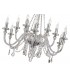 Chandelier Ceiling Pendant, 12 Light E14, Polished Chrome, Clear Glass, Crystal, (ITEM REQUIRES CONSTRUCTION, CONNECTION) - 5