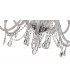 Chandelier Ceiling Pendant, 12 Light E14, Polished Chrome, Clear Glass, Crystal, (ITEM REQUIRES CONSTRUCTION, CONNECTION) - 6