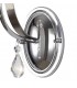 Wall Lamp 1 Candle Light E14, Polished Chrome, Satin Nickel, Clear Crystal - 4