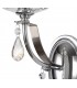 Wall Lamp 1 Candle Light E14, Polished Chrome, Satin Nickel, Clear Crystal - 5