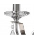 Wall Lamp 1 Candle Light E14, Polished Chrome, Satin Nickel, Clear Crystal - 6